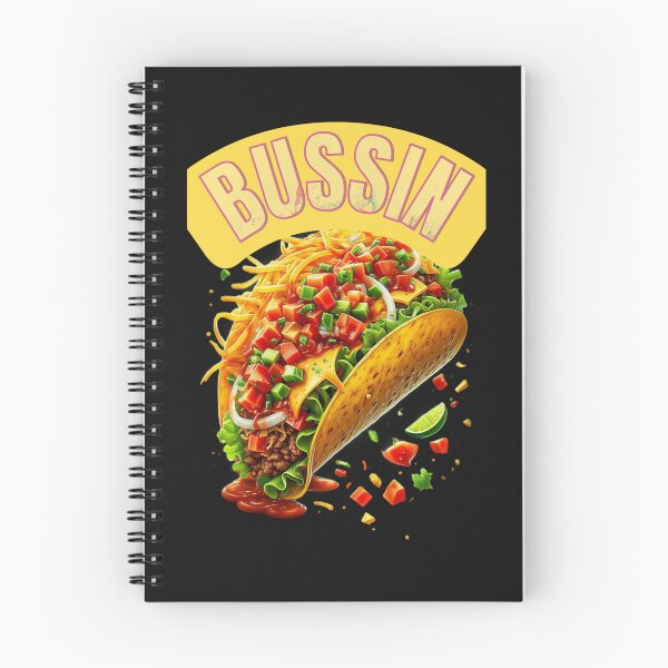 Item preview, BUSSIN' Hyperrealistic Taco Illustration | Vibrant Foodie Slang Sticker designed and sold by Jaani-T.