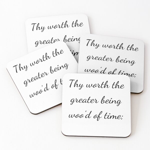 Item preview, “Tu valor es mayor siendo cortejado por el tiempo;” - letra negra designed and sold by ariksworld.