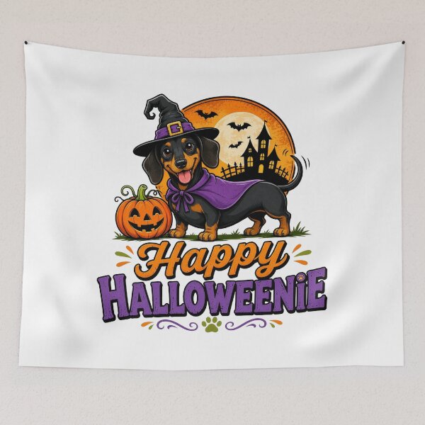 Item preview, Happy Halloweenie designed and sold by ThePlace2BeN.