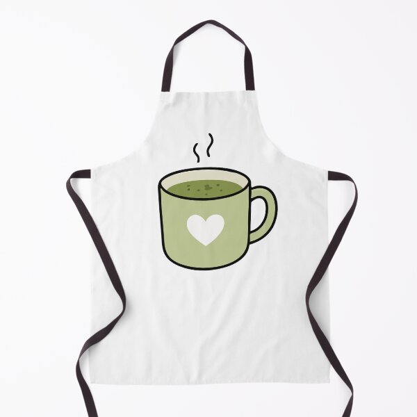 Item preview, Kawaii Matcha Tea Heart Mug designed and sold by VectorForge Studio.