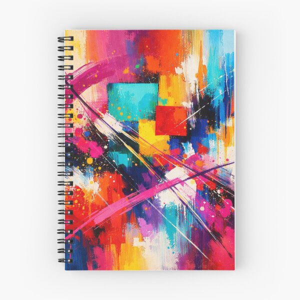 Item preview, Chromatic Explosion – Contemporary Abstract Painting designed and sold by Art70shop.