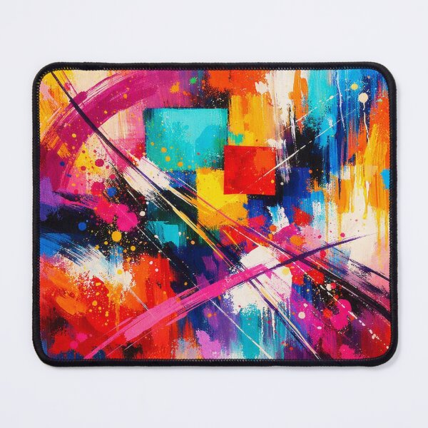 Item preview, Chromatic Explosion – Contemporary Abstract Painting designed and sold by Art70shop.