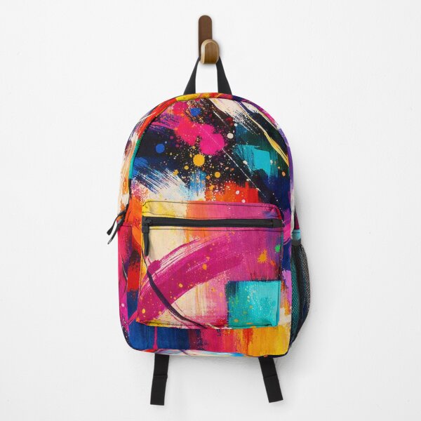 Item preview, Chromatic Explosion – Contemporary Abstract Painting designed and sold by Art70shop.