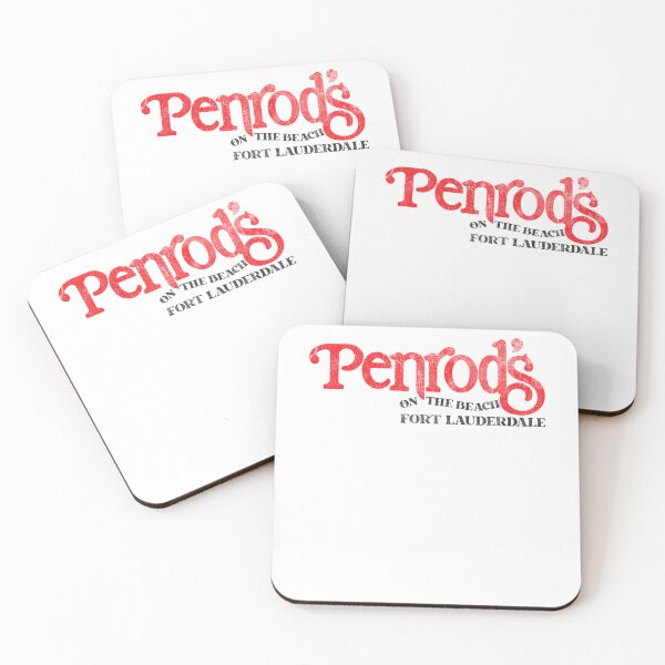 Item preview, Penrod's On The Beach Fort Lauderdale Red Sign designed and sold by WarrenHayes.