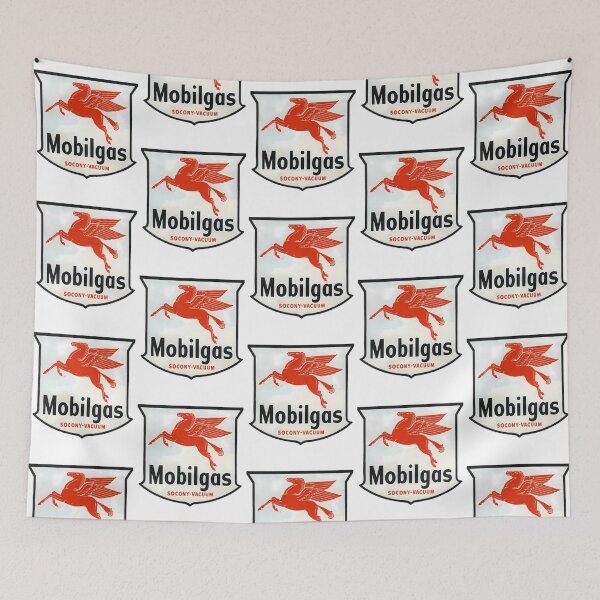 Item preview, Mobilgas Coat Of Arms With Pegasus designed and sold by BussinTeesGB.