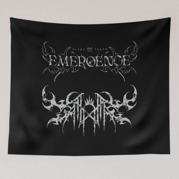Item preview, Sleep Token Ornate White Logo designed and sold by IWall860.