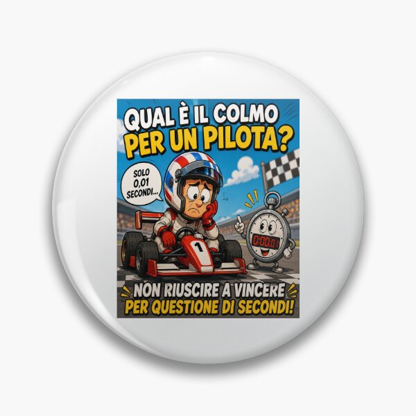 Item preview, Funny Race Driver – Lost by Seconds Cartoon Joke designed and sold by RipantinaFantasy .
