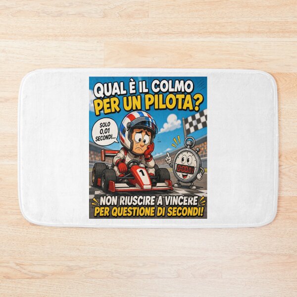 Item preview, Funny Race Driver – Lost by Seconds Cartoon Joke designed and sold by RipantinaFantasy .