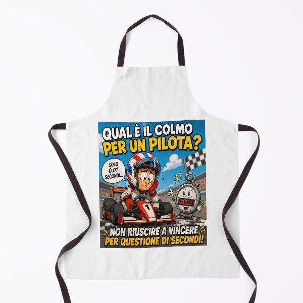 Item preview, Funny Race Driver – Lost by Seconds Cartoon Joke designed and sold by RipantinaFantasy .