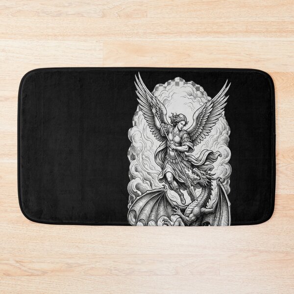 Item preview, Saint Michael Fighting the Dragon designed and sold by leslygelbq.