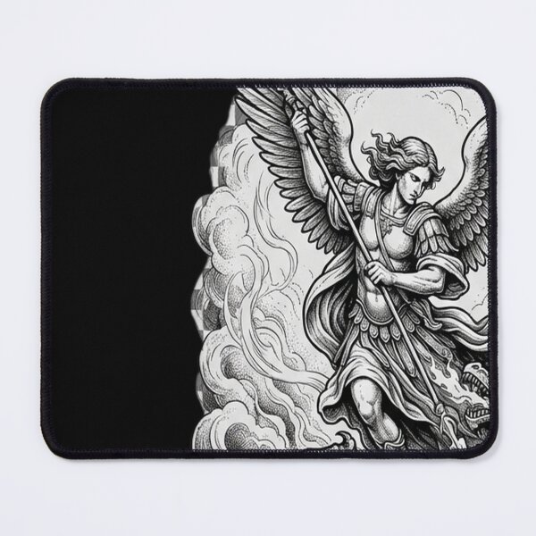 Item preview, Saint Michael Fighting the Dragon designed and sold by leslygelbq.