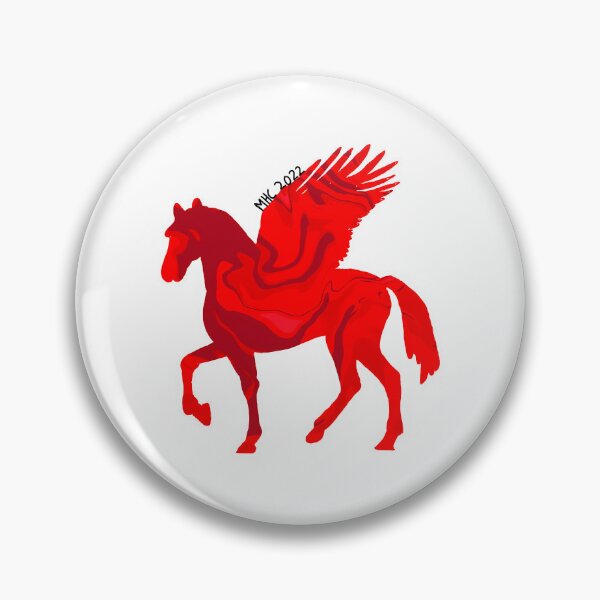 Item preview, Mount Holyoke 2022 Marbled Red Pegasus designed and sold by BussinTeesGB.