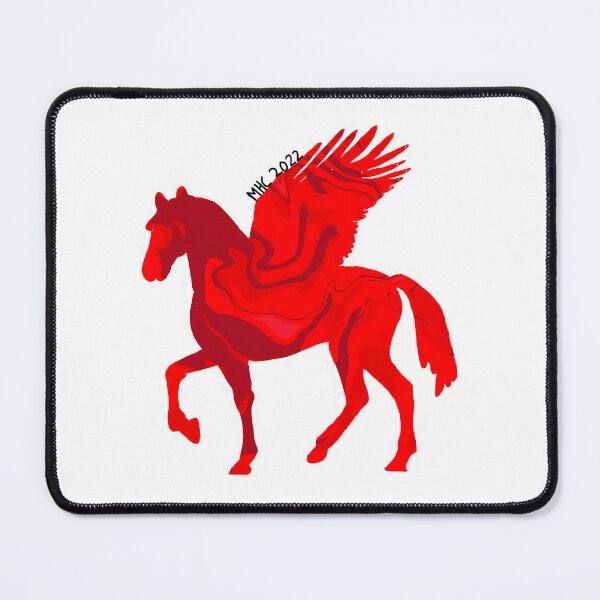 Item preview, Mount Holyoke 2022 Marbled Red Pegasus designed and sold by BussinTeesGB.