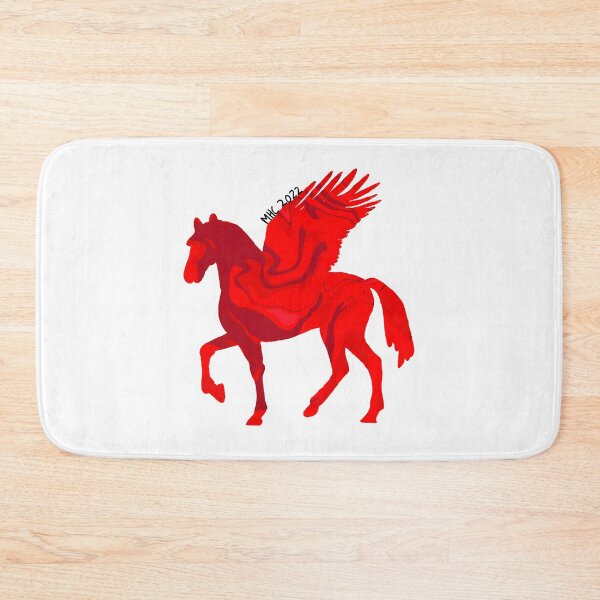 Item preview, Mount Holyoke 2022 Marbled Red Pegasus designed and sold by BussinTeesGB.