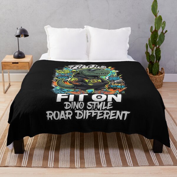 Item preview, Dinosaur Street Boss – Funny Dino Streetwear T-Shirt designed and sold by Fit On.