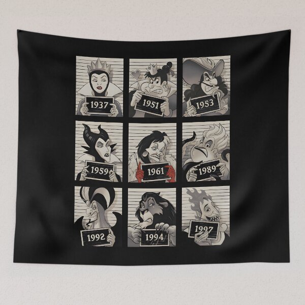 Item preview, Villains Mug Shot 1937 to 1997 Villain Mugshots designed and sold by IWall860.