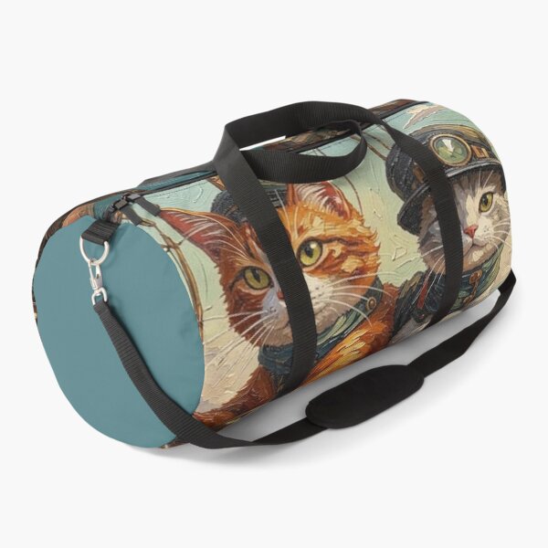 Item preview, Impasto Steampunk Airship Cats designed and sold by FotoworldEdel.