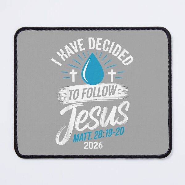 Item preview, I Have Decided to Follow Jesus Shirt 2026 Baptism Christian designed and sold by ArleneRowe.