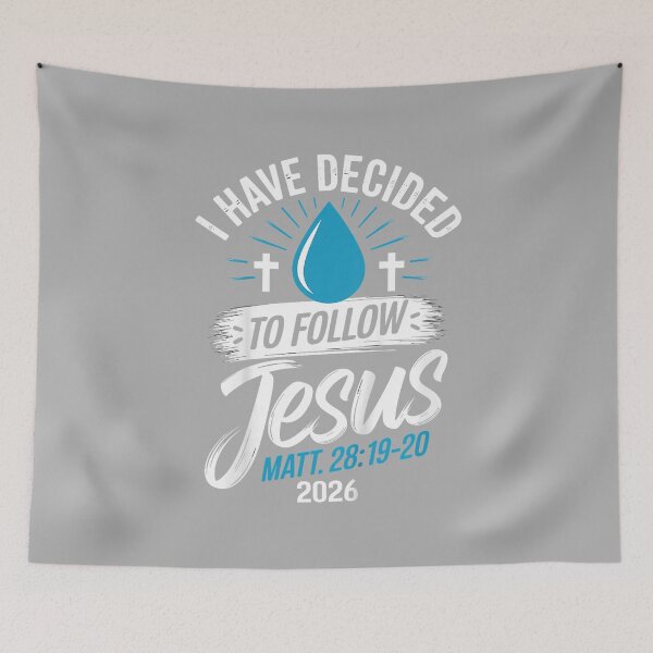 Item preview, I Have Decided to Follow Jesus Shirt 2026 Baptism Christian designed and sold by ArleneRowe.