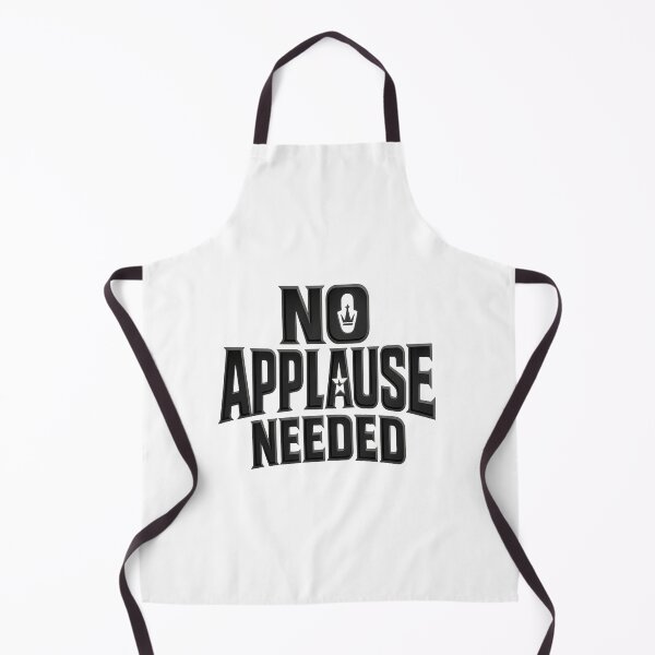Item preview, No Applause Needed – Bold Minimalist Motivational Typography Design designed and sold by Lovestickerco.