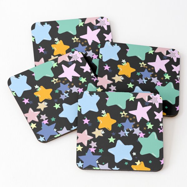 Item preview, Pastel Stars Pattern Cute Colorful Galaxy Space Shirt designed and sold by MariaPCMaria.