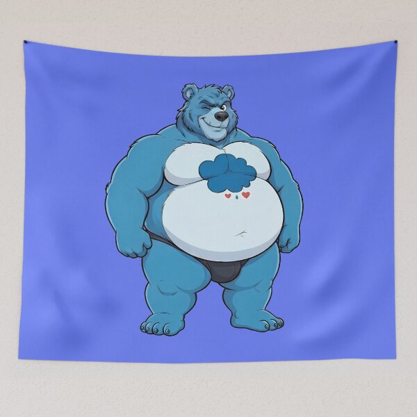 Item preview, Cute Bear Blue designed and sold by TheBearthquake.