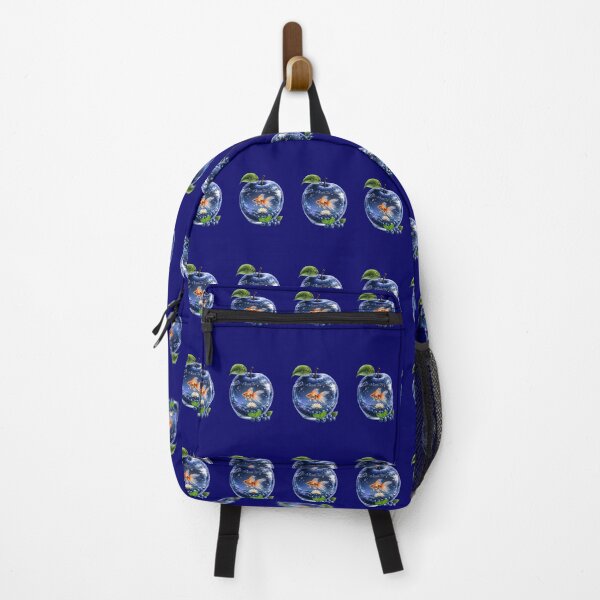 Item preview, Blueberry Apple Aquarium Goldfish – Magical Blue Crystal Fish Art designed and sold by Masora.studio.