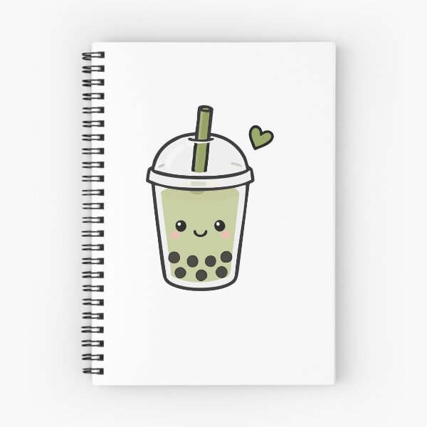 Item preview, Cute Kawaii Matcha Boba Tea designed and sold by VectorForge Studio.
