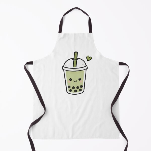 Item preview, Cute Kawaii Matcha Boba Tea designed and sold by VectorForge Studio.