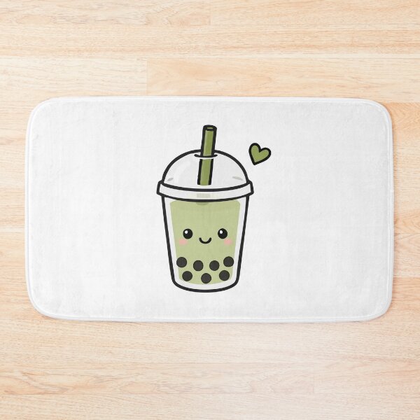 Item preview, Cute Kawaii Matcha Boba Tea designed and sold by VectorForge Studio.