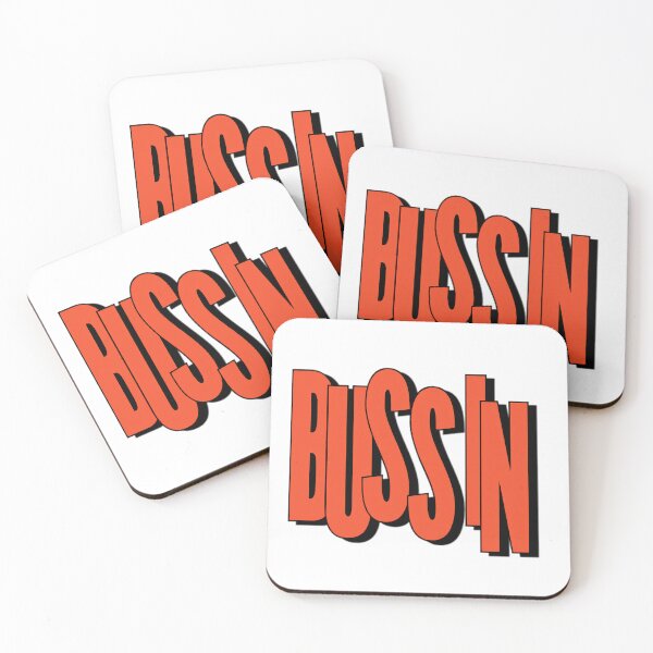 Item preview, BUSSIN' Bold Drop Shadow Text | Trendy Gen Z Slang Graphic T-Shirt designed and sold by Jaani-T.