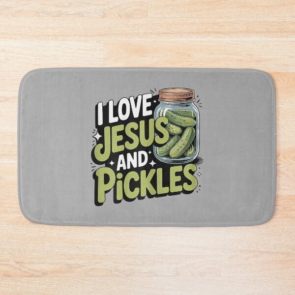 Item preview, I Love Jesus and Pickles designed and sold by ArleneRowe.