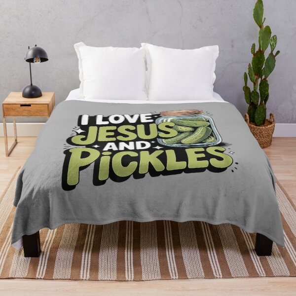 Item preview, I Love Jesus and Pickles designed and sold by ArleneRowe.