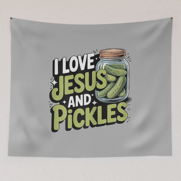 Item preview, I Love Jesus and Pickles designed and sold by ArleneRowe.