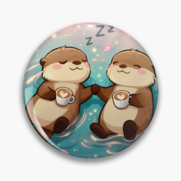 Item preview, Holding Hands Otter designed and sold by otterbean.
