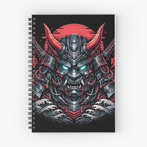 Item preview, Cyber Oni Samurai – Neon Ronin Japanese Cyberpunk Warrior designed and sold by HAFIZ-DP.
