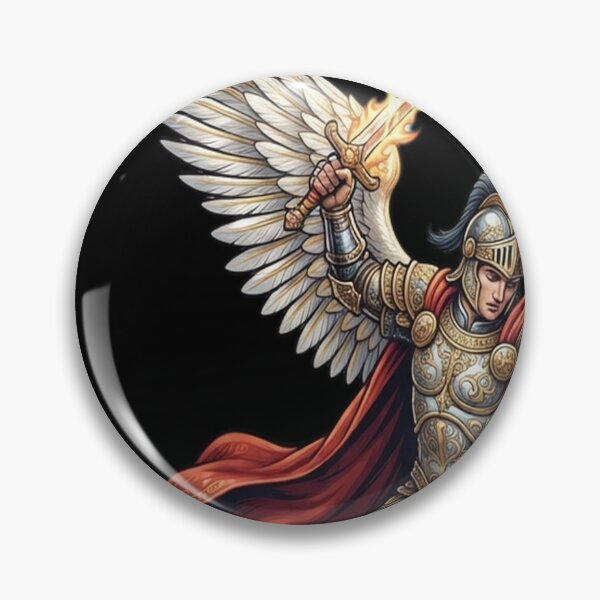 Item preview, St Michael the Archangel Angel Catholic Saint designed and sold by leslygelbq.