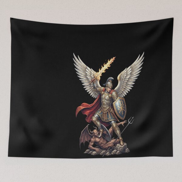 Item preview, St Michael the Archangel Angel Catholic Saint designed and sold by leslygelbq.