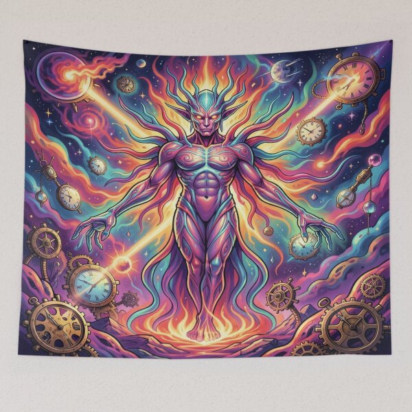 Item preview, Cosmic Time Energy Being in a Surreal Galaxy of Light, Power and Infinite Dimensions designed and sold by FotoworldEdel.