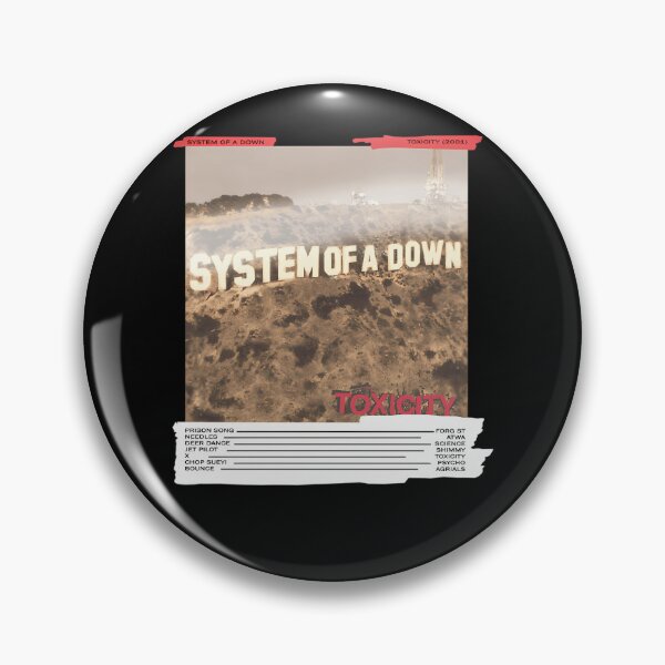 Item preview, System Of A Down Toxicity Tracklist Poster designed and sold by MaxineHoppe.