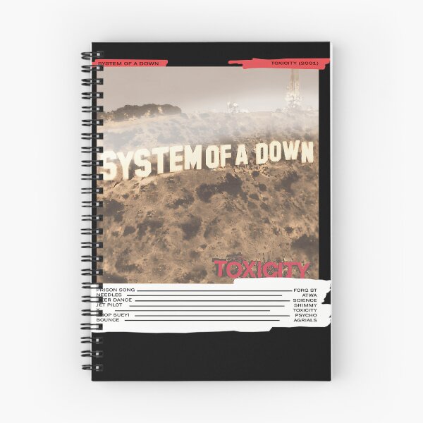 Item preview, System Of A Down Toxicity Tracklist Poster designed and sold by MaxineHoppe.