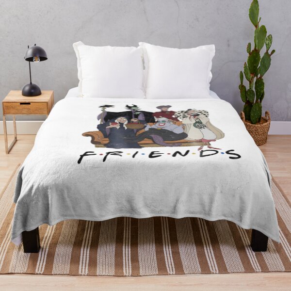 Item preview, Villains Friends on the Couch Evil Queen Maleficent Ursula Cruella designed and sold by IWall860.