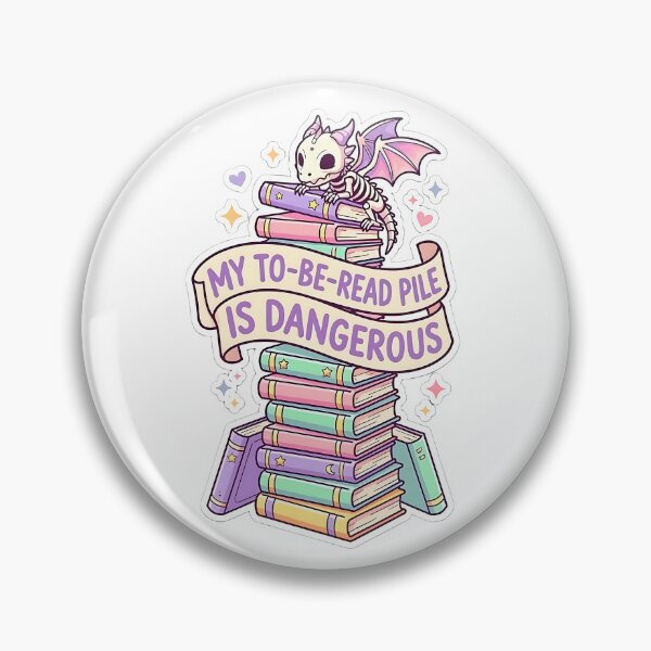 Item preview, My To Be Read Pile Is Dangerous Bookish Sticker designed and sold by AlruanceStudio.