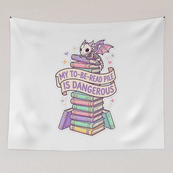 Item preview, My To Be Read Pile Is Dangerous Bookish Sticker designed and sold by AlruanceStudio.