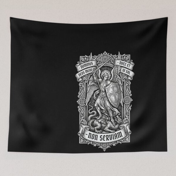 Item preview, Saint St Michael Catholic Archangel Angel Defender designed and sold by leslygelbq.