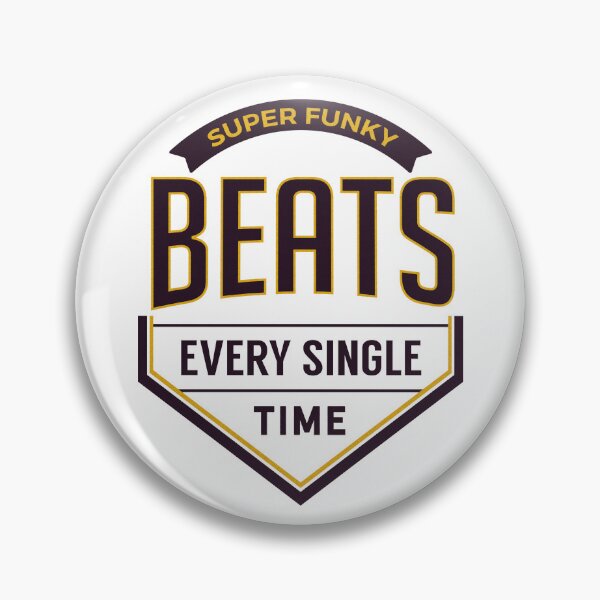 Artikelvorschau, Super Funky Beats (lila Text) entworfen und verkauft von planDpromotions.