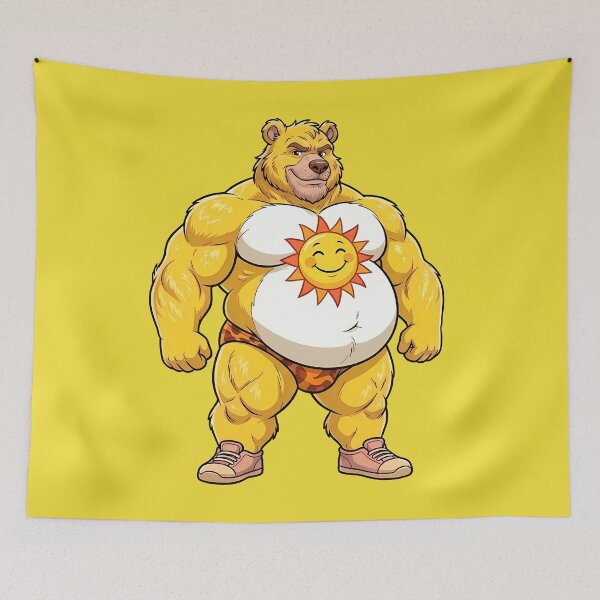 Item preview, Cute Bear Yellow designed and sold by TheBearthquake.