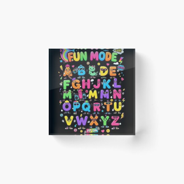 Item preview, English Letters – Creative Alphabet Typography T-Shirt designed and sold by Fit On.