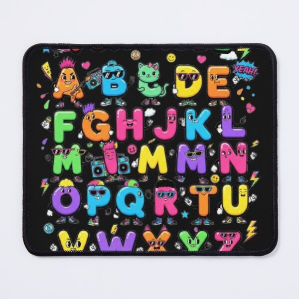 Item preview, English Letters – Creative Alphabet Typography T-Shirt designed and sold by Fit On.
