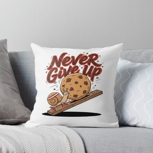 Item preview, Never Give Up Snail Pushing Giant Cookie designed and sold by Rare By Hero.